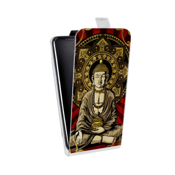 Дизайнерский вертикальный чехол-книжка для Sony Xperia E5 Священный Будда (на заказ)