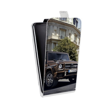 Дизайнерский вертикальный чехол-книжка для Huawei Ascend Mate 7 Mercedes (на заказ)