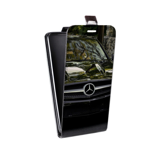 Дизайнерский вертикальный чехол-книжка для LG Optimus G2 mini Mercedes