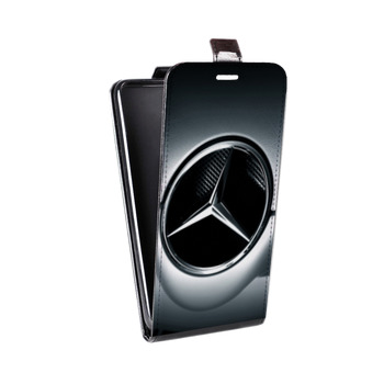 Дизайнерский вертикальный чехол-книжка для Iphone 7 Mercedes (на заказ)
