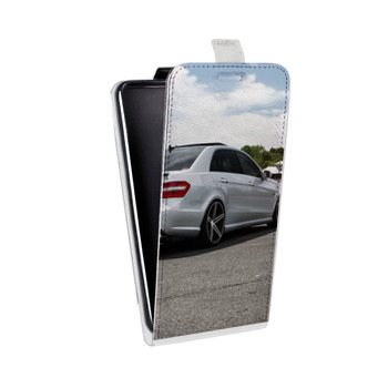 Дизайнерский вертикальный чехол-книжка для Meizu Pro 7 Plus Mercedes (на заказ)