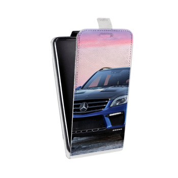 Дизайнерский вертикальный чехол-книжка для Iphone Xs Max Mercedes (на заказ)