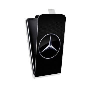 Дизайнерский вертикальный чехол-книжка для Iphone 5s Mercedes (на заказ)