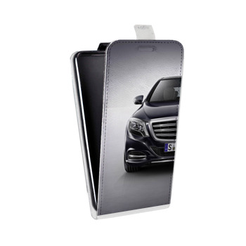 Дизайнерский вертикальный чехол-книжка для Alcatel One Touch Pop D5 Mercedes (на заказ)