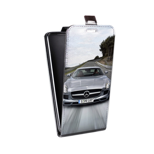 Дизайнерский вертикальный чехол-книжка для Realme C11 Mercedes