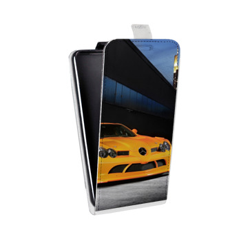 Дизайнерский вертикальный чехол-книжка для Samsung Galaxy Mega 6.3 Mercedes (на заказ)