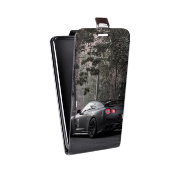 Дизайнерский вертикальный чехол-книжка для Samsung Galaxy Note 2 Nissan (на заказ)