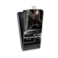 Дизайнерский вертикальный чехол-книжка для LG G7 Fit Nissan
