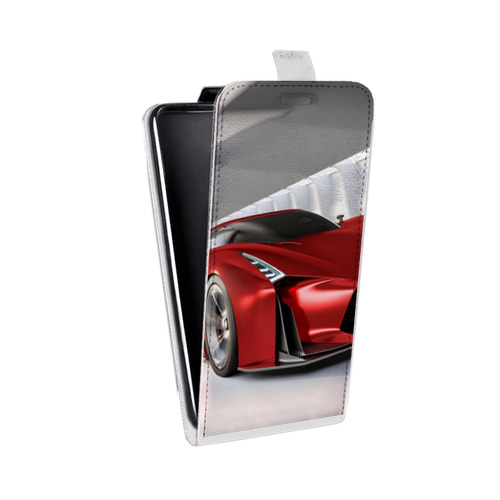 Дизайнерский вертикальный чехол-книжка для Alcatel Idol 5S Nissan