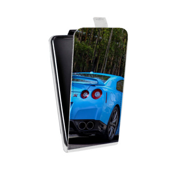 Дизайнерский вертикальный чехол-книжка для Iphone 5s Nissan (на заказ)
