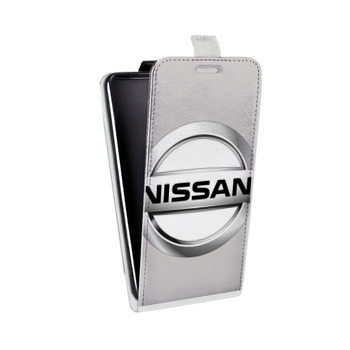 Дизайнерский вертикальный чехол-книжка для Huawei Honor 8 Nissan (на заказ)
