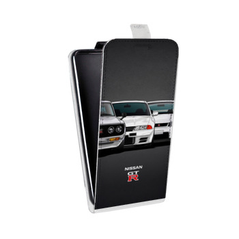 Дизайнерский вертикальный чехол-книжка для BlackBerry KEY2 Nissan (на заказ)