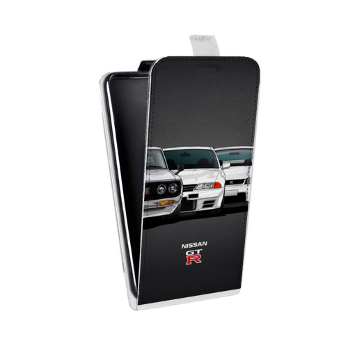 Дизайнерский вертикальный чехол-книжка для HTC Desire 12 Nissan