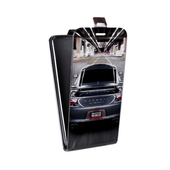Дизайнерский вертикальный чехол-книжка для Samsung Galaxy J1 mini Prime (2016) Porsche (на заказ)