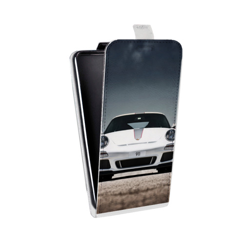Дизайнерский вертикальный чехол-книжка для Realme 7 Pro Porsche