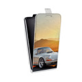 Дизайнерский вертикальный чехол-книжка для Microsoft Lumia 950 Porsche