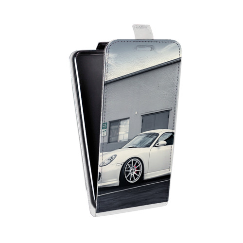 Дизайнерский вертикальный чехол-книжка для Iphone Xr Porsche
