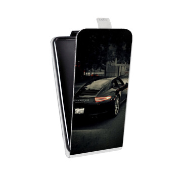 Дизайнерский вертикальный чехол-книжка для Huawei P10 Porsche (на заказ)
