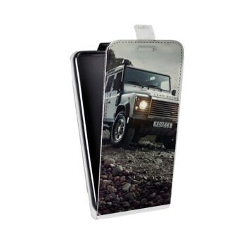 Дизайнерский вертикальный чехол-книжка для Meizu Pro 7 Plus Land Rover (на заказ)