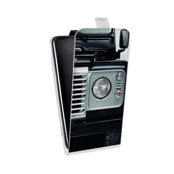 Дизайнерский вертикальный чехол-книжка для Iphone Xs Max Land Rover (на заказ)