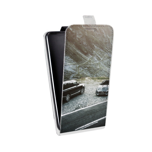 Дизайнерский вертикальный чехол-книжка для Alcatel One Touch Pop C9 Land Rover
