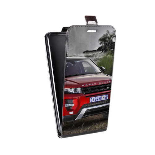 Дизайнерский вертикальный чехол-книжка для Alcatel Pop 4S Land Rover