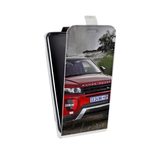 Дизайнерский вертикальный чехол-книжка для Lenovo K6 Land Rover