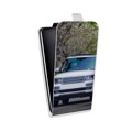 Дизайнерский вертикальный чехол-книжка для HTC U Ultra Land Rover
