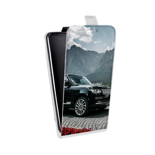 Дизайнерский вертикальный чехол-книжка для Alcatel Idol 5S Land Rover