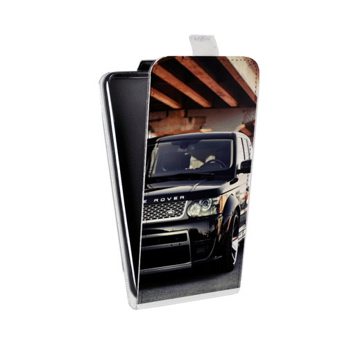 Дизайнерский вертикальный чехол-книжка для Doogee X5 Max Land Rover