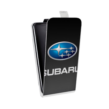 Дизайнерский вертикальный чехол-книжка для HTC One Mini Subaru (на заказ)