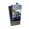 Дизайнерский вертикальный чехол-книжка для LG G4 Stylus Subaru