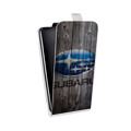 Дизайнерский вертикальный чехол-книжка для Alcatel 3 Subaru