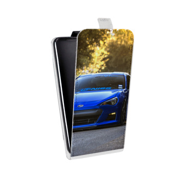 Дизайнерский вертикальный чехол-книжка для Iphone 5s Subaru (на заказ)