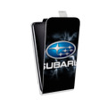 Дизайнерский вертикальный чехол-книжка для LG G7 Fit Subaru