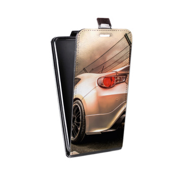 Дизайнерский вертикальный чехол-книжка для Sony Xperia E4 Toyota (на заказ)