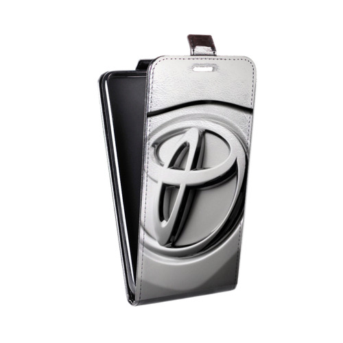Дизайнерский вертикальный чехол-книжка для Alcatel Idol 5S Toyota