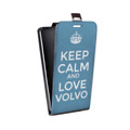 Дизайнерский вертикальный чехол-книжка для Realme X2 Pro Volvo