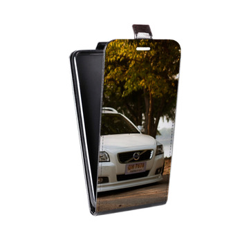 Дизайнерский вертикальный чехол-книжка для Samsung Galaxy S6 Edge Volvo (на заказ)