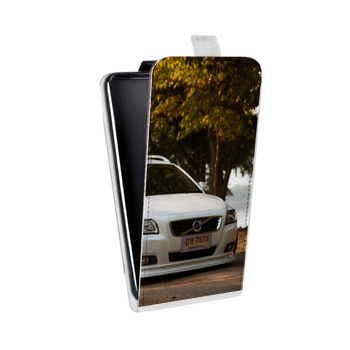 Дизайнерский вертикальный чехол-книжка для LG G Pro Lite Dual Volvo (на заказ)