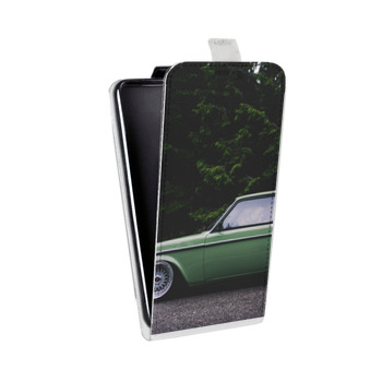 Дизайнерский вертикальный чехол-книжка для Iphone Xs Max Volvo (на заказ)