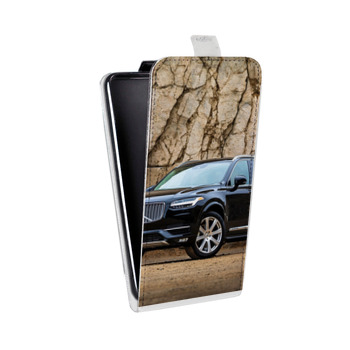 Дизайнерский вертикальный чехол-книжка для Samsung Galaxy J5 Volvo (на заказ)