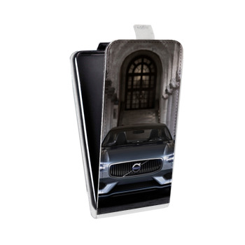 Дизайнерский вертикальный чехол-книжка для Iphone 7 Plus / 8 Plus Volvo (на заказ)
