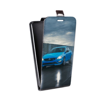 Дизайнерский вертикальный чехол-книжка для Samsung Galaxy J1 mini Prime (2016) Volvo (на заказ)