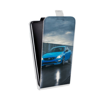 Дизайнерский вертикальный чехол-книжка для Samsung Galaxy S5 (Duos) Volvo (на заказ)