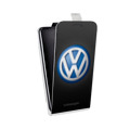 Дизайнерский вертикальный чехол-книжка для HTC U Ultra Volkswagen