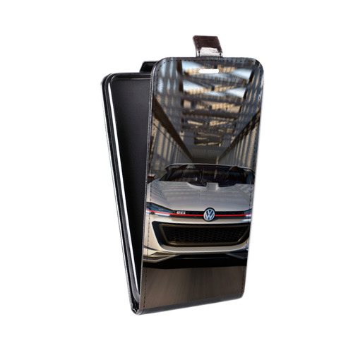 Дизайнерский вертикальный чехол-книжка для Motorola Moto E7 Plus Volkswagen
