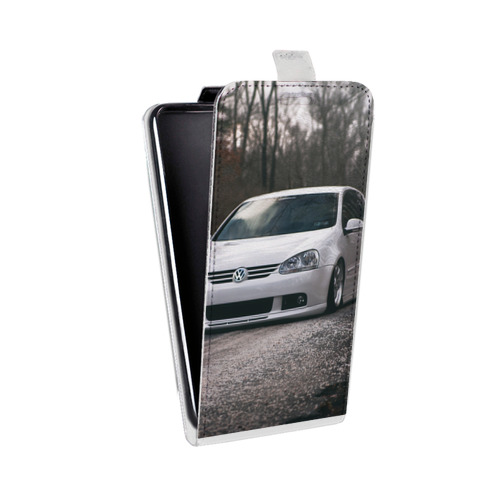 Дизайнерский вертикальный чехол-книжка для Huawei P10 Plus Volkswagen