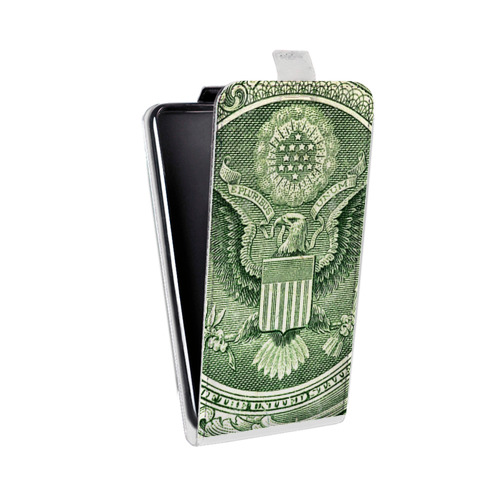 Дизайнерский вертикальный чехол-книжка для HTC Desire 516 Текстуры денег