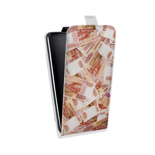 Дизайнерский вертикальный чехол-книжка для Nokia 5.1 Текстуры денег